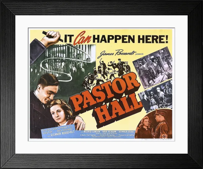 Framed Print : PASTOR HALL, 1940