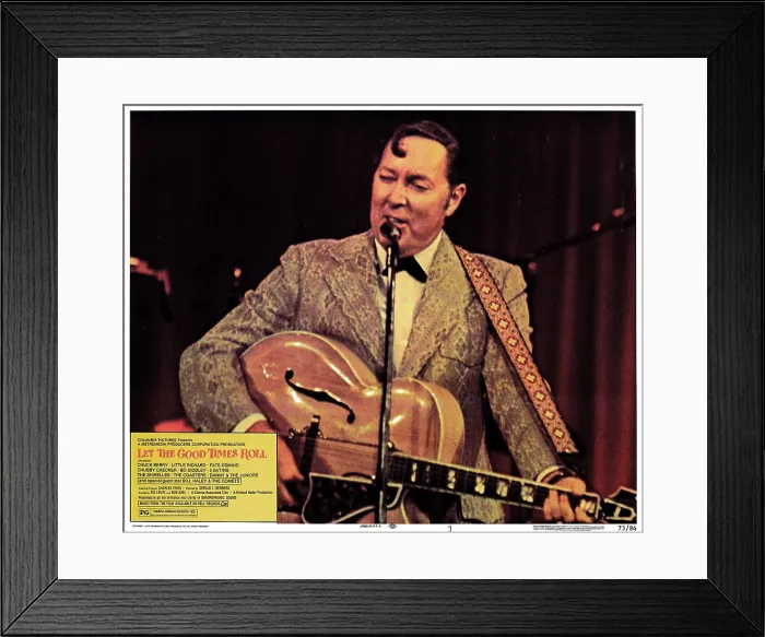 Framed Print : LET THE GOOD TIMES ROLL, Bill Haley, 1973 Framed Print : LET THE GOOD TIMES ROLL, Bill Haley, 1973