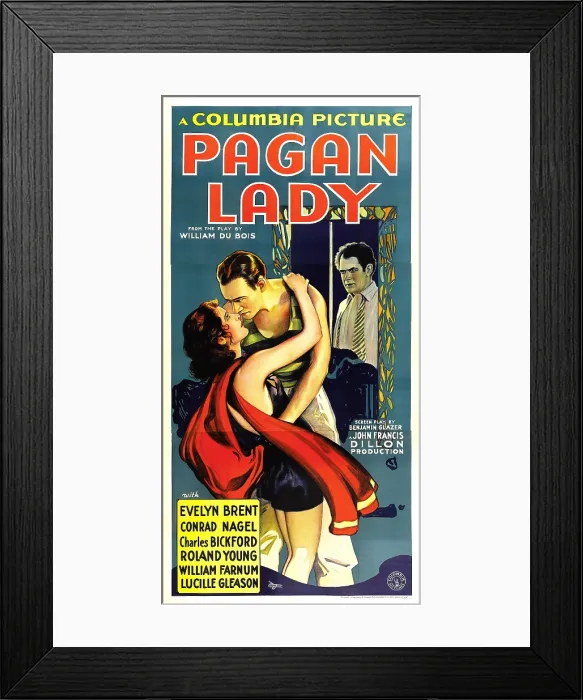 Framed Print : THE PAGAN LADY, left: Evelyn Brent, 1931