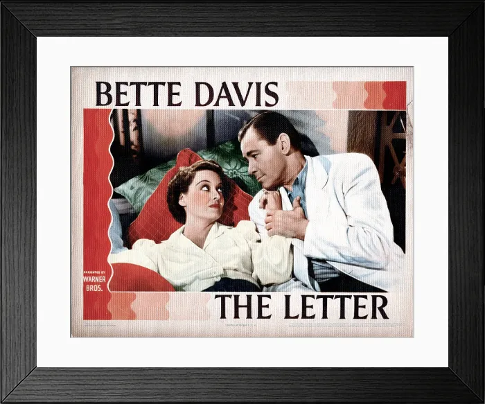 Framed Print : THE LETTER, from left, Bette Davis, Herbert Marshall, 1940 Framed Print : THE LETTER, from left, Bette Davis, Herbert Marshall, 1940