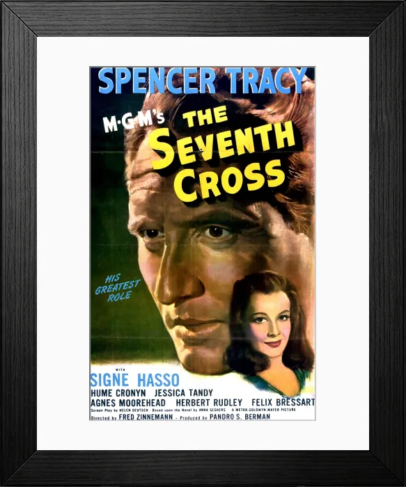 Framed Print : THE SEVENTH CROSS, Spencer Tracy, Signe Hasso, 1944 Framed Print : THE SEVENTH CROSS, Spencer Tracy, Signe Hasso, 1944