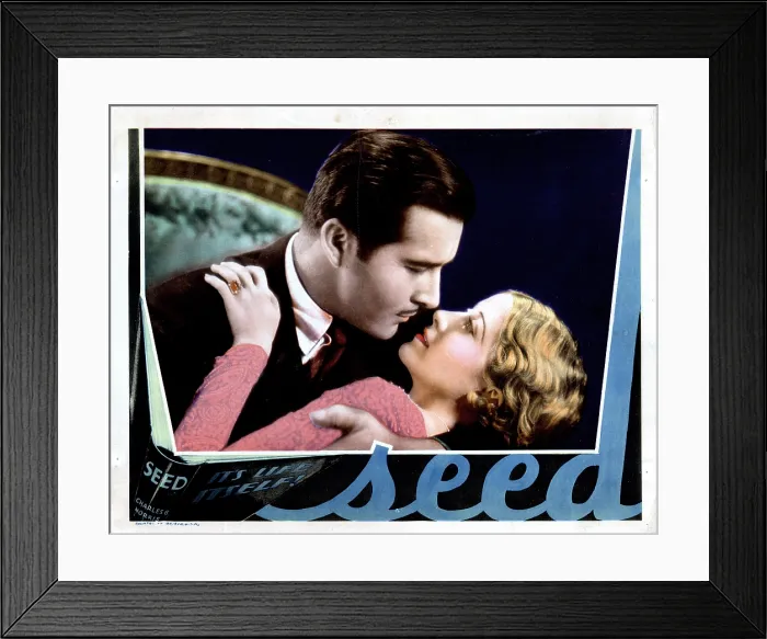 Framed Print : SEED, from left, John Boles, Genevieve Tobin, 1931 Framed Print : SEED, from left, John Boles, Genevieve Tobin, 1931