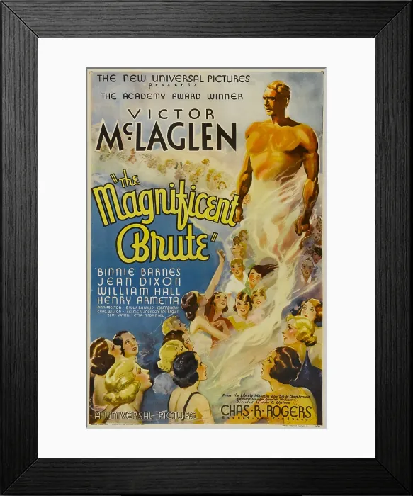 Framed Print : THE MAGNIFICENT BRUTE, 1936 Framed Print : THE MAGNIFICENT BRUTE, 1936