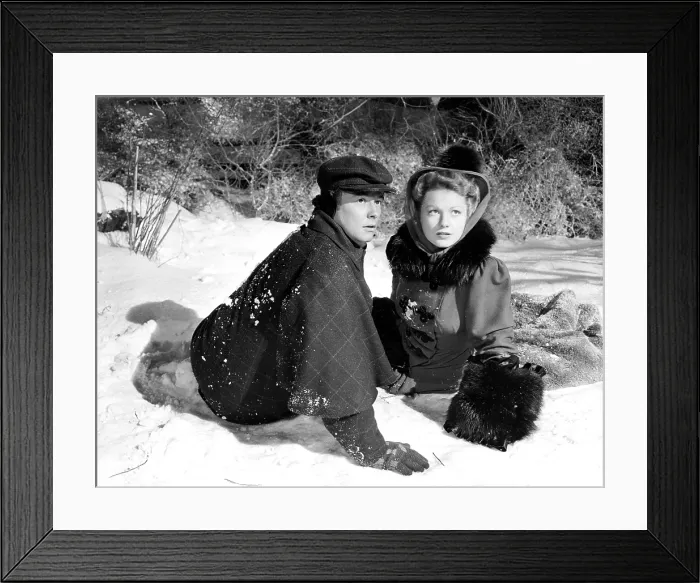 Framed Print : THE MAGNIFICENT AMBERSONS, Tim Holt, Anne Baxter, 1942