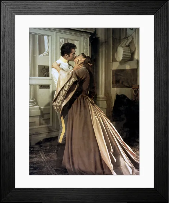 Framed Print : SENSO, from left: Farley Granger, Alida Valli, 1954