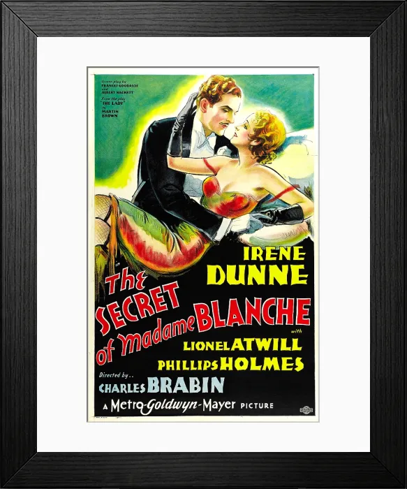 Framed Print : THE SECRET OF MADAME BLANCHE, from left: Lionel Atwill, Irene Dunne, 1933 Framed Print : THE SECRET OF MADAME BLANCHE, from left: Lionel Atwill, Irene Dunne, 1933
