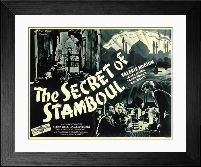 Framed Print : THE SECRET OF STAMBOUL, bottom left: James Mason, 1936 Framed Print : THE SECRET OF STAMBOUL, bottom left: James Mason, 1936