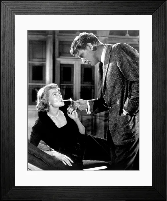 Framed Print : SEPARATE TABLES, Rita Hayworth, Burt Lancaster, 1958