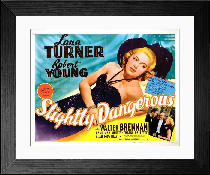Framed Print : SLIGHTLY DANGEROUS, Lana Turner, 1942 Framed Print : SLIGHTLY DANGEROUS, Lana Turner, 1942