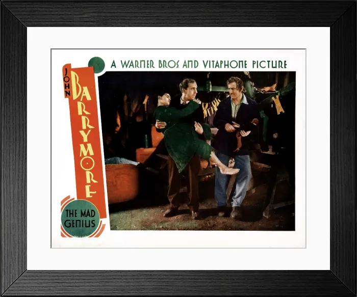 Framed Print : THE MAD GENIUS, from left, Carmel Myers, Charles Butterworth, John Barrymore, 1931 Framed Print : THE MAD GENIUS, from left, Carmel Myers, Charles Butterworth, John Barrymore, 1931