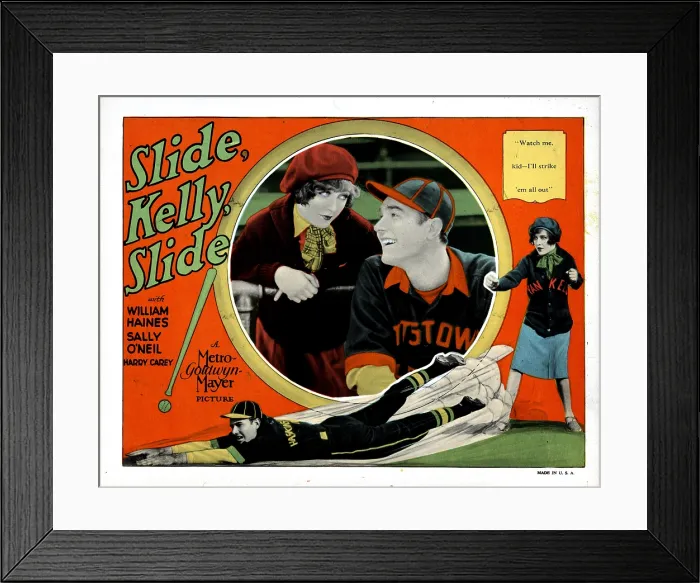 Framed Print : SLIDE, KELLY, SLIDE, from left, Sally O'Neil, William Haines, 1927 Framed Print : SLIDE, KELLY, SLIDE, from left, Sally O'Neil, William Haines, 1927