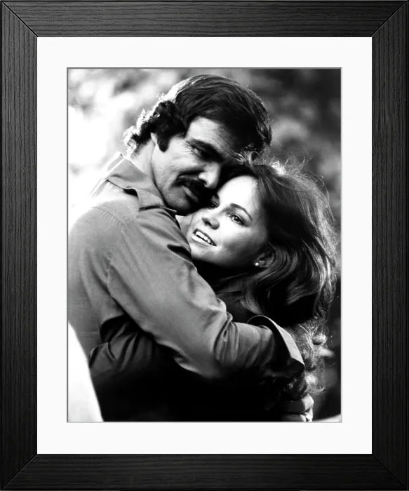 Framed Print : SMOKEY AND THE BANDIT, from left: Burt Reynolds, Sally Field, 1977