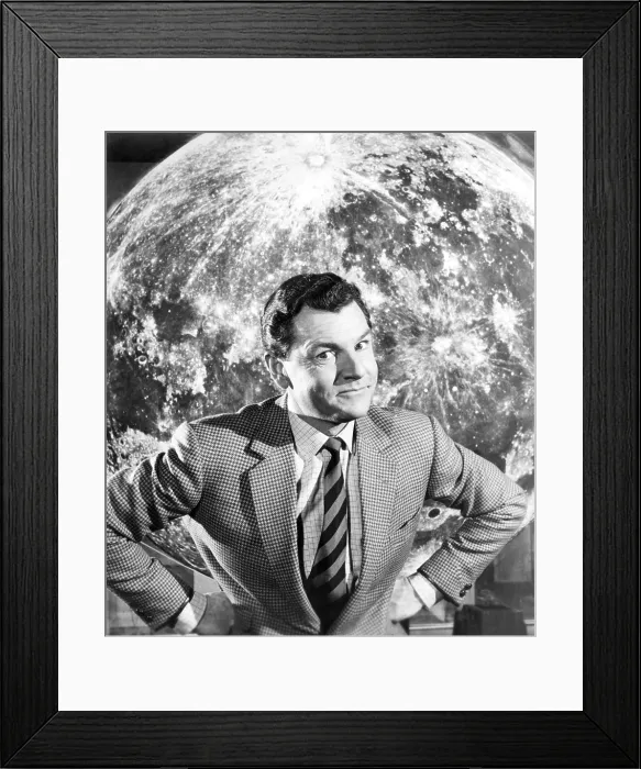 Framed Print : MAN IN THE MOON, Kenneth More, 1960 Framed Print : MAN IN THE MOON, Kenneth More, 1960