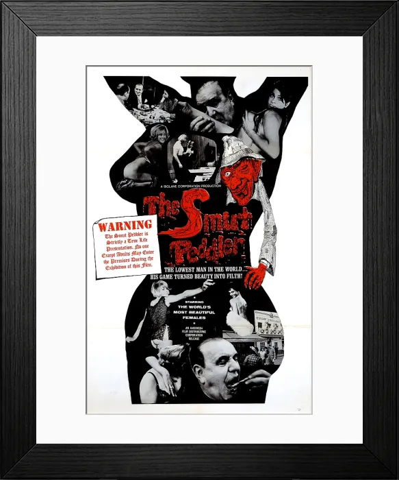Framed Print : THE SMUT PEDDLER, 1965