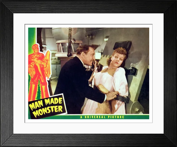 Framed Print : MAN MADE MONSTER, Lionel Atwill, Anne Nagel 1941 Framed Print : MAN MADE MONSTER, Lionel Atwill, Anne Nagel 1941
