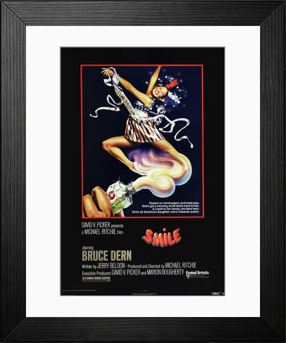 Framed Print : SMILE, US poster, 1975