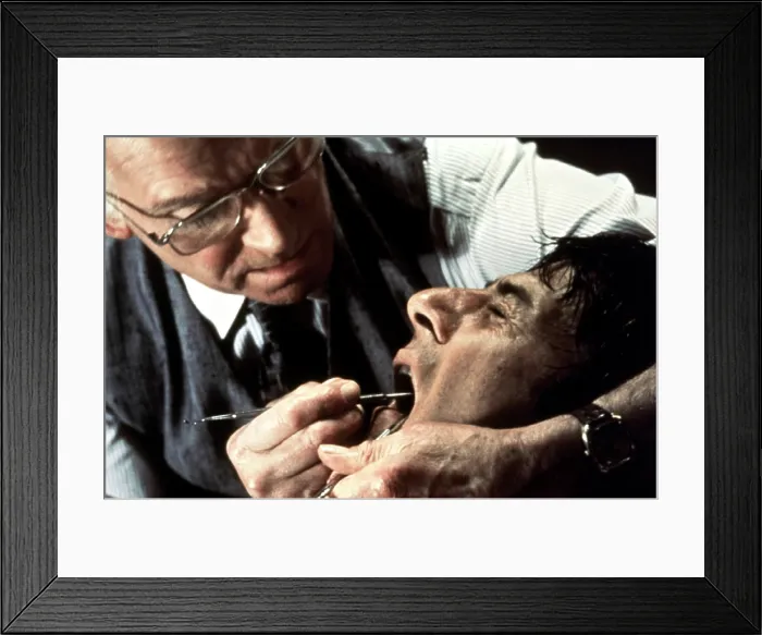 Framed Print : MARATHON MAN, Laurence Olivier, Dustin Hoffman, 1976