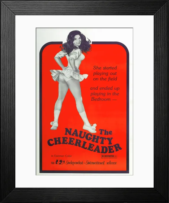 Framed Print : THE NAUGHTY CHEERLEADER, US poster, Barbi Benton, 1970