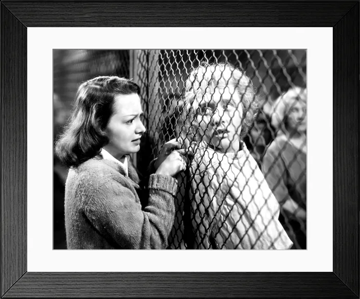 Framed Print : THE SNAKE PIT, Olivia De Havilland, Celeste Holm, 1948, TM & Copyright (c) 20th Century Fox Film Corp. All rights reserved