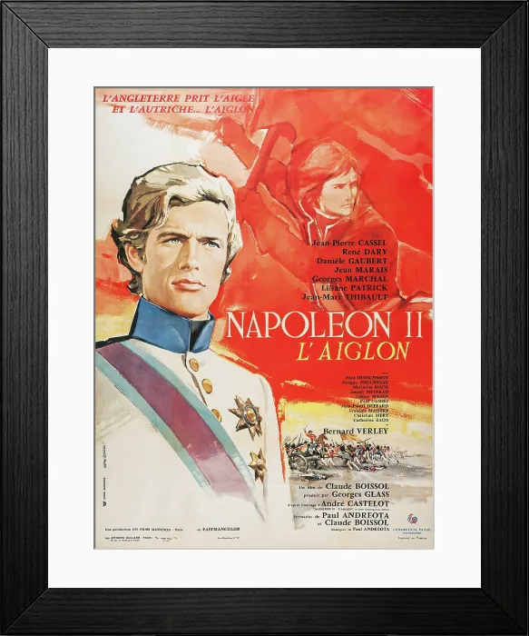 Framed Print : NAPOLEON II, L'AIGLON, French poster, Bernard Verley, 1961 Framed Print : NAPOLEON II, L'AIGLON, French poster, Bernard Verley, 1961