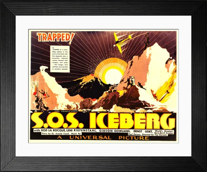 Framed Print : S.O.S. ICEBERG, 1933 Framed Print : S.O.S. ICEBERG, 1933