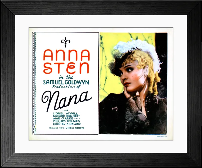 Framed Print : NANA, Anna Sten, 1934 Framed Print : NANA, Anna Sten, 1934