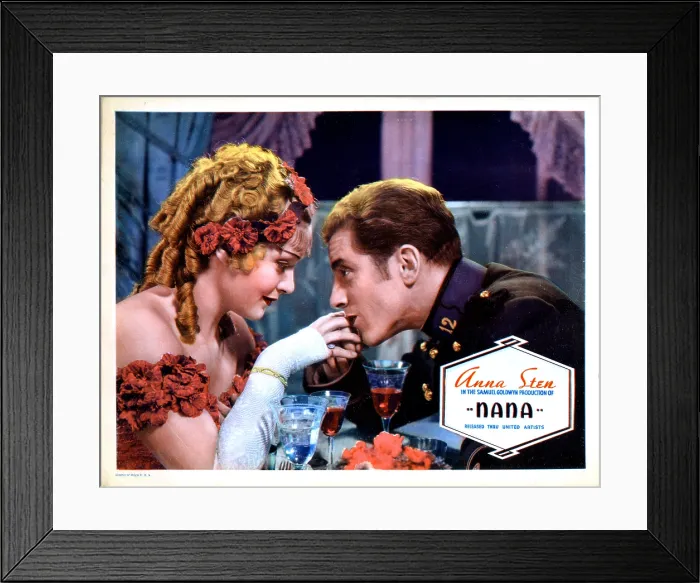 Framed Print : NANA, Anna Sten, Phillips Holmes, 1934