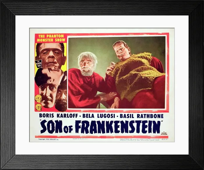 Framed Print : SON OF FRANKENSTEIN, Bela Lugosi, Boris Karloff, 1939 Framed Print : SON OF FRANKENSTEIN, Bela Lugosi, Boris Karloff, 1939
