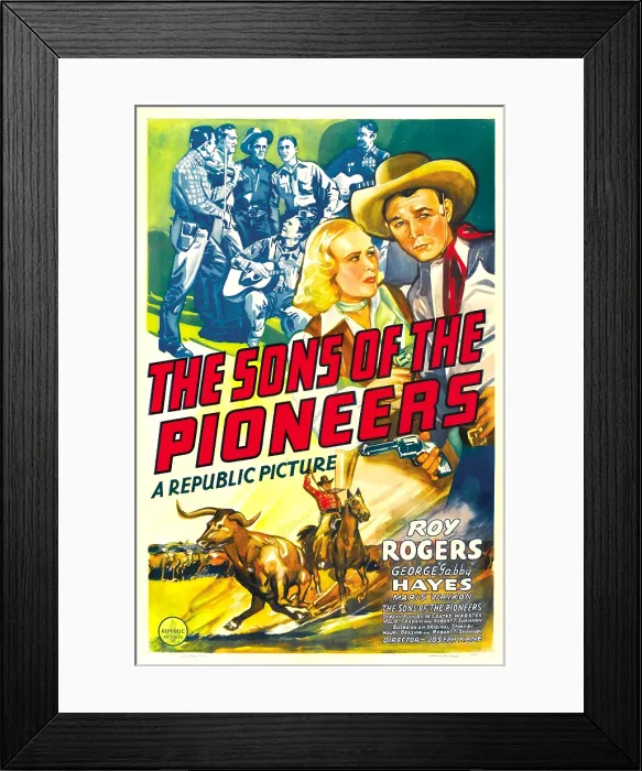 Framed Print : SONS OF THE PIONEERS, from top left: Sons of the Pioneers, Maris Wrixon, Roy Rogers, 1942 Framed Print : SONS OF THE PIONEERS, from top left: Sons of the Pioneers, Maris Wrixon, Roy Rogers, 1942