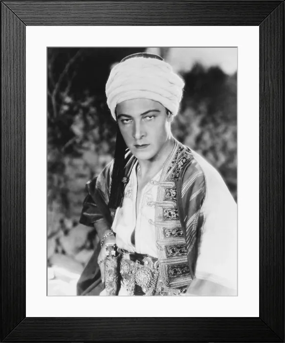 Framed Print : THE SON OF THE SHEIK, Rudolph Valentino, 1926