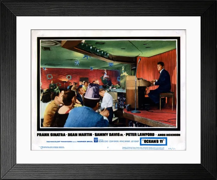 Framed Print : OCEAN'S ELEVEN, (aka OCEAN'S 11), Dean Martin, (right), 1960