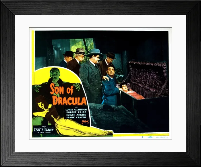 Framed Print : SON OF DRACULA, Samuel S. Hinds, Pat Moriarity, Frank Craven, Robert Paige, Louise Allbritton, 1943 Framed Print : SON OF DRACULA, Samuel S. Hinds, Pat Moriarity, Frank Craven, Robert Paige, Louise Allbritton, 1943