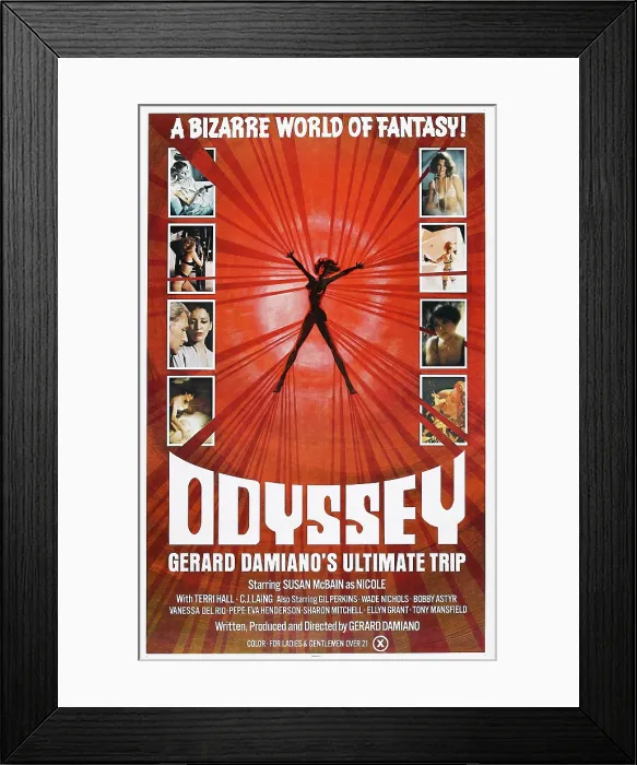 Framed Print : ODYSSEY, US poster, 1977