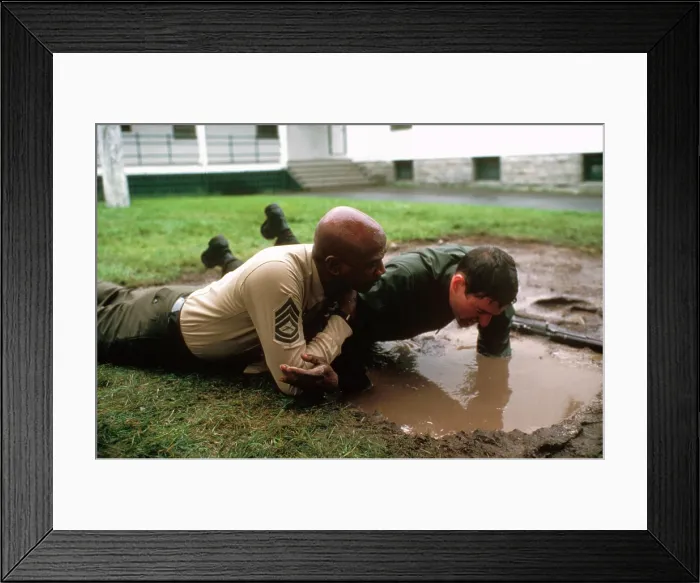 Framed Print : AN OFFICER AND A GENTLEMAN, Louis Gossett, Richard Gere, 1982, (c) Paramount / courtesy Everett Collection Framed Print : AN OFFICER AND A GENTLEMAN, Louis Gossett, Richard Gere, 1982, (c) Paramount / courtesy Everett Collection