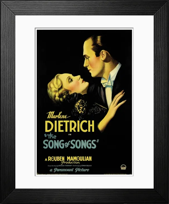 Framed Print : THE SONG OF SONGS, left: Marlene Dietrich, Brian Aherne, 1933 Framed Print : THE SONG OF SONGS, left: Marlene Dietrich, Brian Aherne, 1933