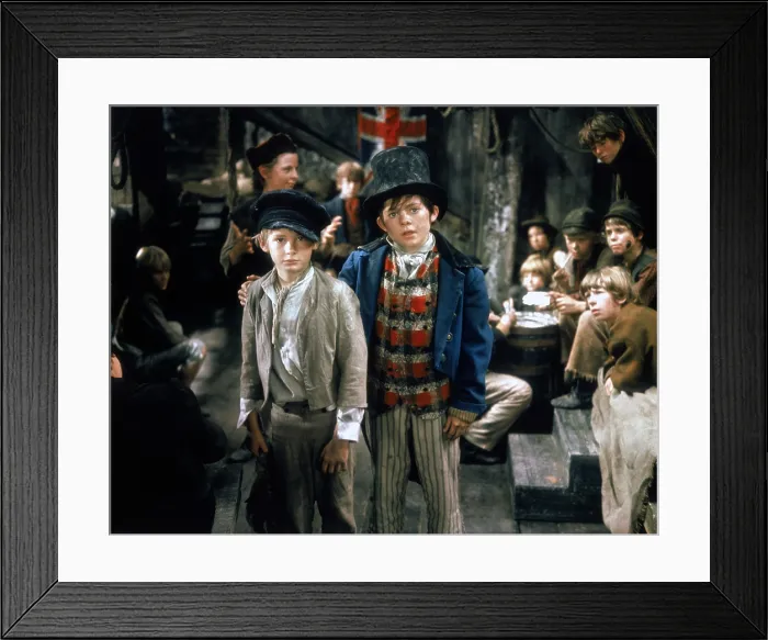 Framed Print : OLIVER!, Mark Lester, Jack Wild, 1968