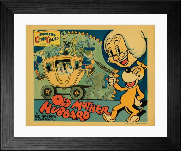 Framed Print : OLD MOTHER HUBBARD, lobbycard, 1935 Framed Print : OLD MOTHER HUBBARD, lobbycard, 1935