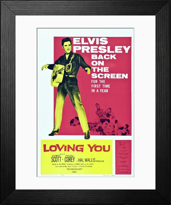 Framed Print : LOVING YOU, Elvis Presley, 1957 Framed Print : LOVING YOU, Elvis Presley, 1957