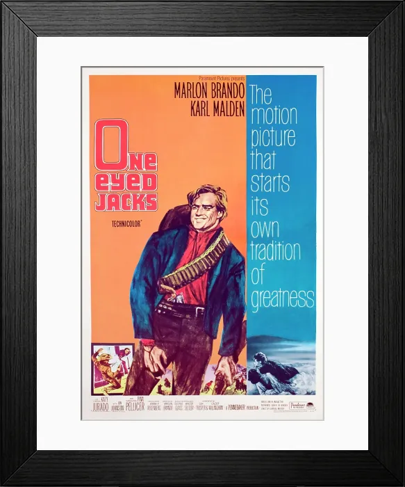 Framed Print : ONE-EYED JACKS, Marlon Brando, 1961