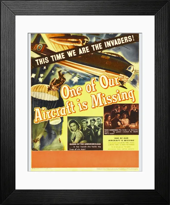 Framed Print : ONE OF OUR AIRCRAFT IS MISSING, window card, 1942 Framed Print : ONE OF OUR AIRCRAFT IS MISSING, window card, 1942
