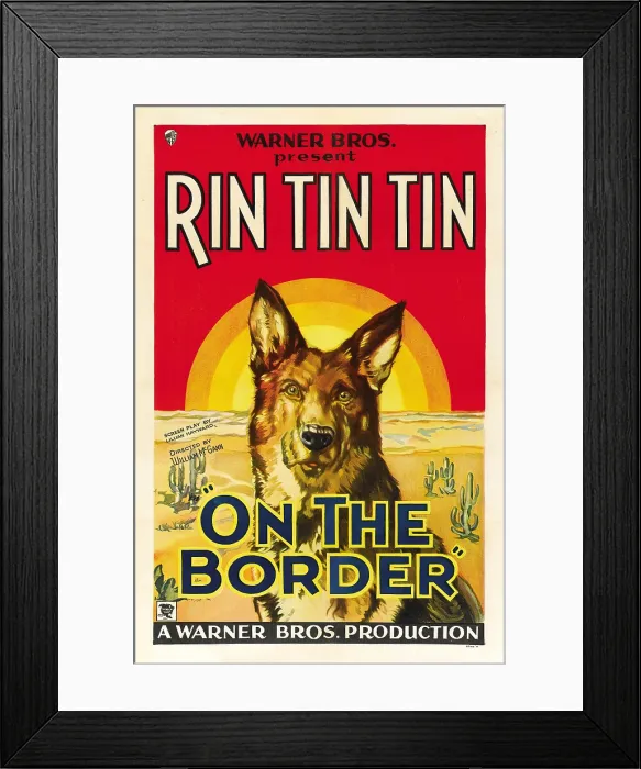 Framed Print : ON THE BORDER, Rin Tin Tin, 1930 Framed Print : ON THE BORDER, Rin Tin Tin, 1930