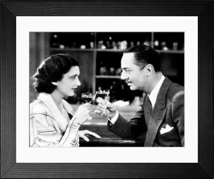 Framed Print : ONE WAY PASSAGE, from left: Kay Francis, William Powell, 1932 Framed Print : ONE WAY PASSAGE, from left: Kay Francis, William Powell, 1932