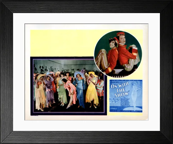 Framed Print : ON WITH THE SHOW!, upper right, Sally O'Neil, William Bakewell, 1929 Framed Print : ON WITH THE SHOW!, upper right, Sally O'Neil, William Bakewell, 1929