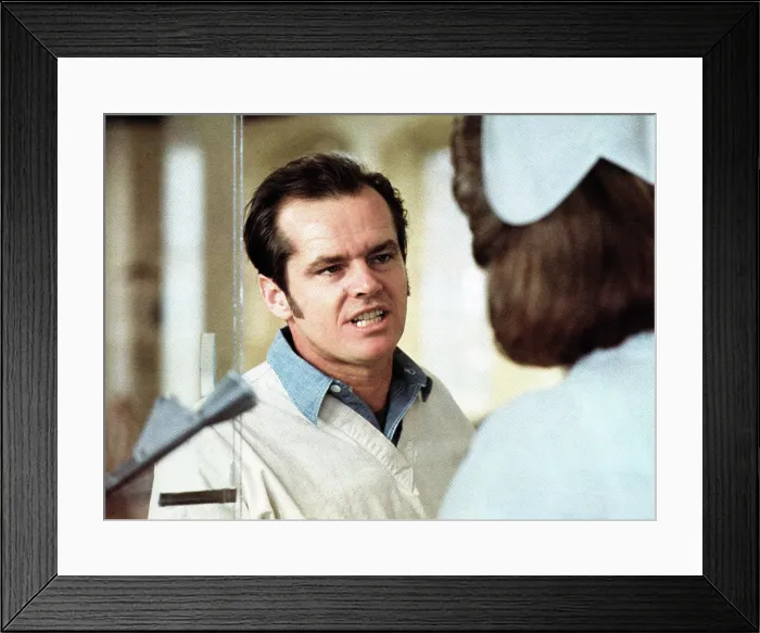 Framed Print : ONE FLEW OVER THE CUCKOO'S NEST, Jack Nicholson, Louise Fletcher, 1975 Framed Print : ONE FLEW OVER THE CUCKOO'S NEST, Jack Nicholson, Louise Fletcher, 1975