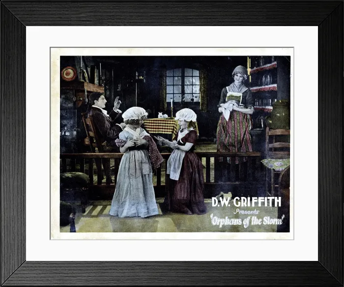Framed Print : ORPHANS OF THE STORM, lobbycard, 1921 Framed Print : ORPHANS OF THE STORM, lobbycard, 1921