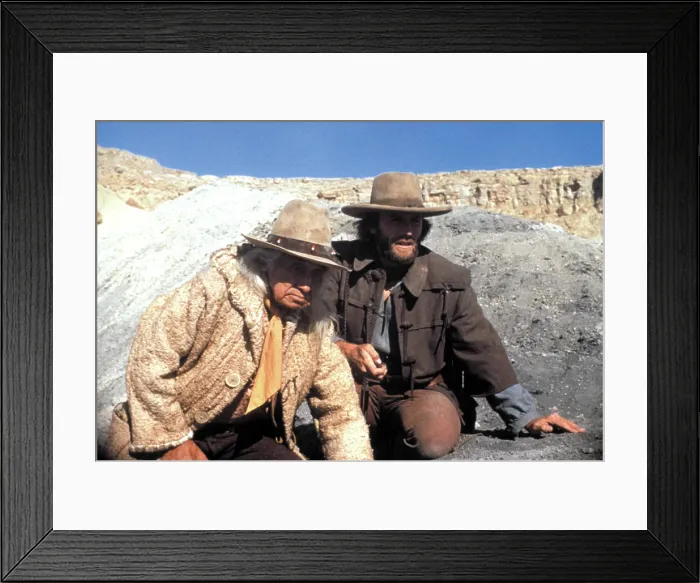 Framed Print : THE OUTLAW JOSEY WALES, Chief Dan George, Clint Eastwood, 1976 Framed Print : THE OUTLAW JOSEY WALES, Chief Dan George, Clint Eastwood, 1976