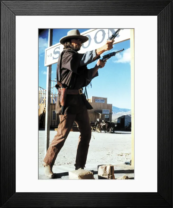 Framed Print : THE OUTLAW JOSEY WALES, Clint Eastwood, 1976
