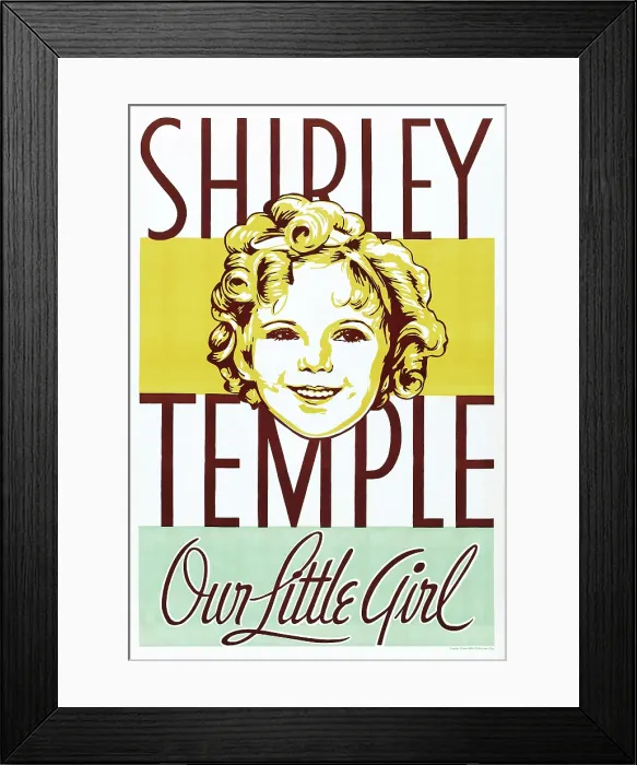 Framed Print : OUR LITTLE GIRL, Shirley Temple on window card, 1935, TM and Copyright 20th Century Fox Film Corp. All rights reserved. / courtesy Everett Collection Framed Print : OUR LITTLE GIRL, Shirley Temple on window card, 1935, TM and Copyright 20th Century Fox Film Corp. All rights reserved. / courtesy Everett Collection