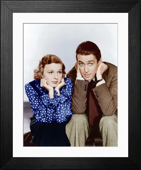 Framed Print : THE SHOP AROUND THE CORNER, from left: Margaret Sullavan, James Stewart, 1940 Framed Print : THE SHOP AROUND THE CORNER, from left: Margaret Sullavan, James Stewart, 1940
