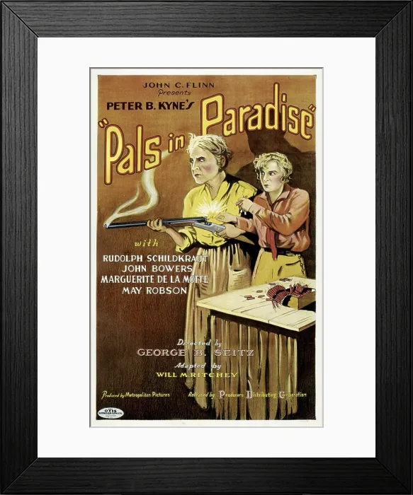 Framed Print : PALS IN PARADISE, from left: May Robson, Marguerite De La Motte, 1926 Framed Print : PALS IN PARADISE, from left: May Robson, Marguerite De La Motte, 1926